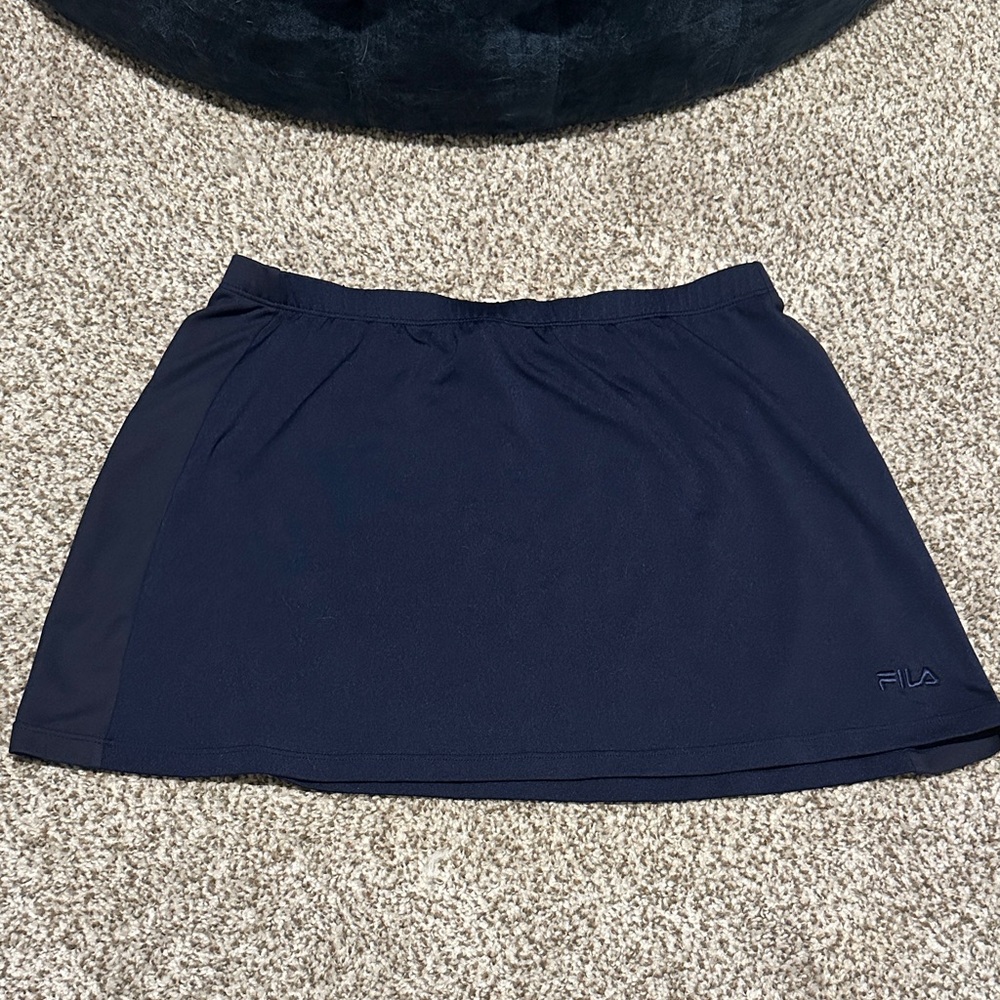 Fila Dark Blue Athletic Skirt
